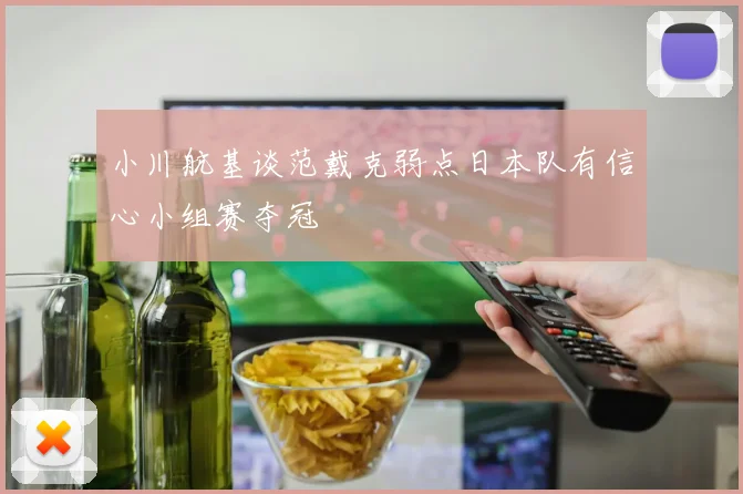小川航基谈范戴克弱点日本队有信心小组赛夺冠